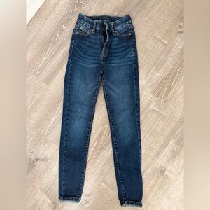 Aeropostale Dark Blue High-Rise Skinny Jeans